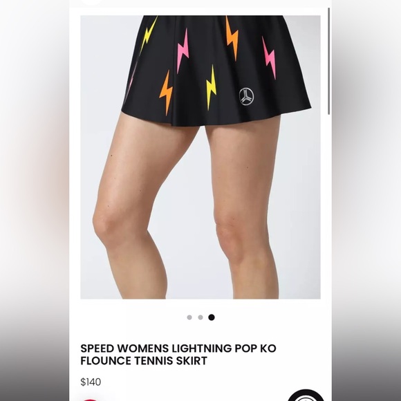 Black Ultracor Size Medium Skirt with neon lightings. - Picture 6 of 6